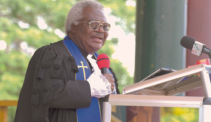 Rt. Rev. Prof. Emmanuel Martey  — The Moderator of the Presby Church, Ghana.